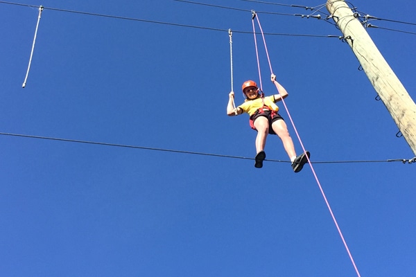 adventure based learning on high ropes